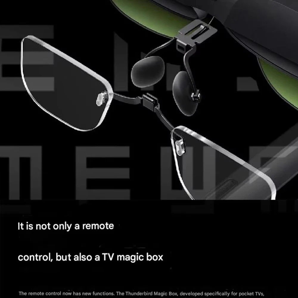 TCL RayNeo Air 3 Smart AR Glasses with 120Hz HD Portable Giant Screen and JoyDock Handheld Support