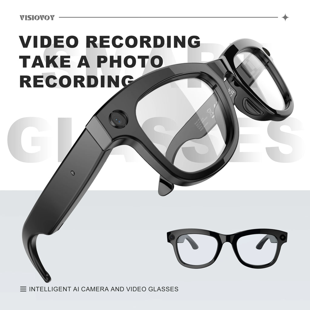 Trending AI Translation Camera Glasses Smart Wearable Headset for Hands-Free Video Recording and Photography Sunglasses