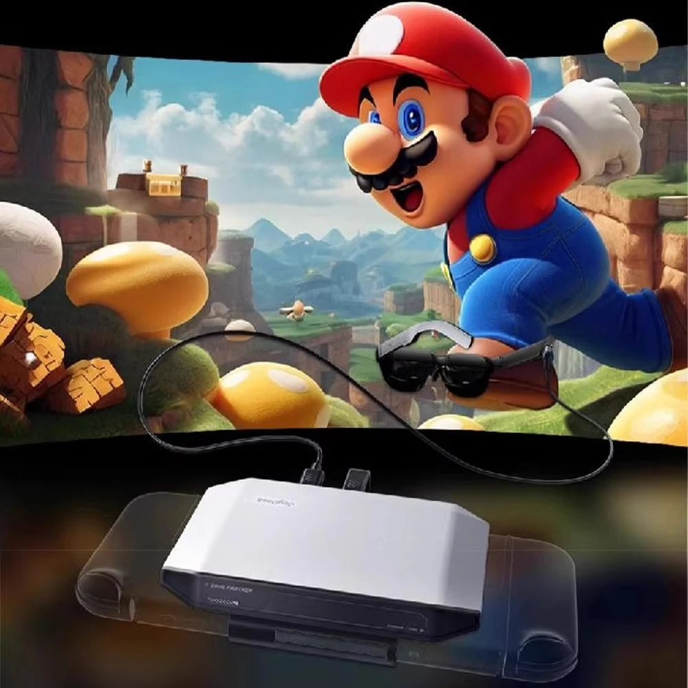 TCL RayNeo Air 3 Smart AR Glasses with 120Hz HD Portable Giant Screen and JoyDock Handheld Support