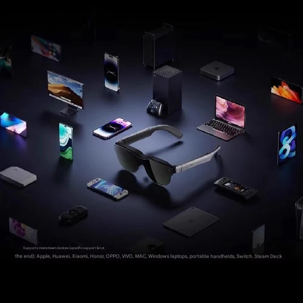 TCL RayNeo Air 3 Smart AR Glasses with 120Hz HD Portable Giant Screen and JoyDock Handheld Support