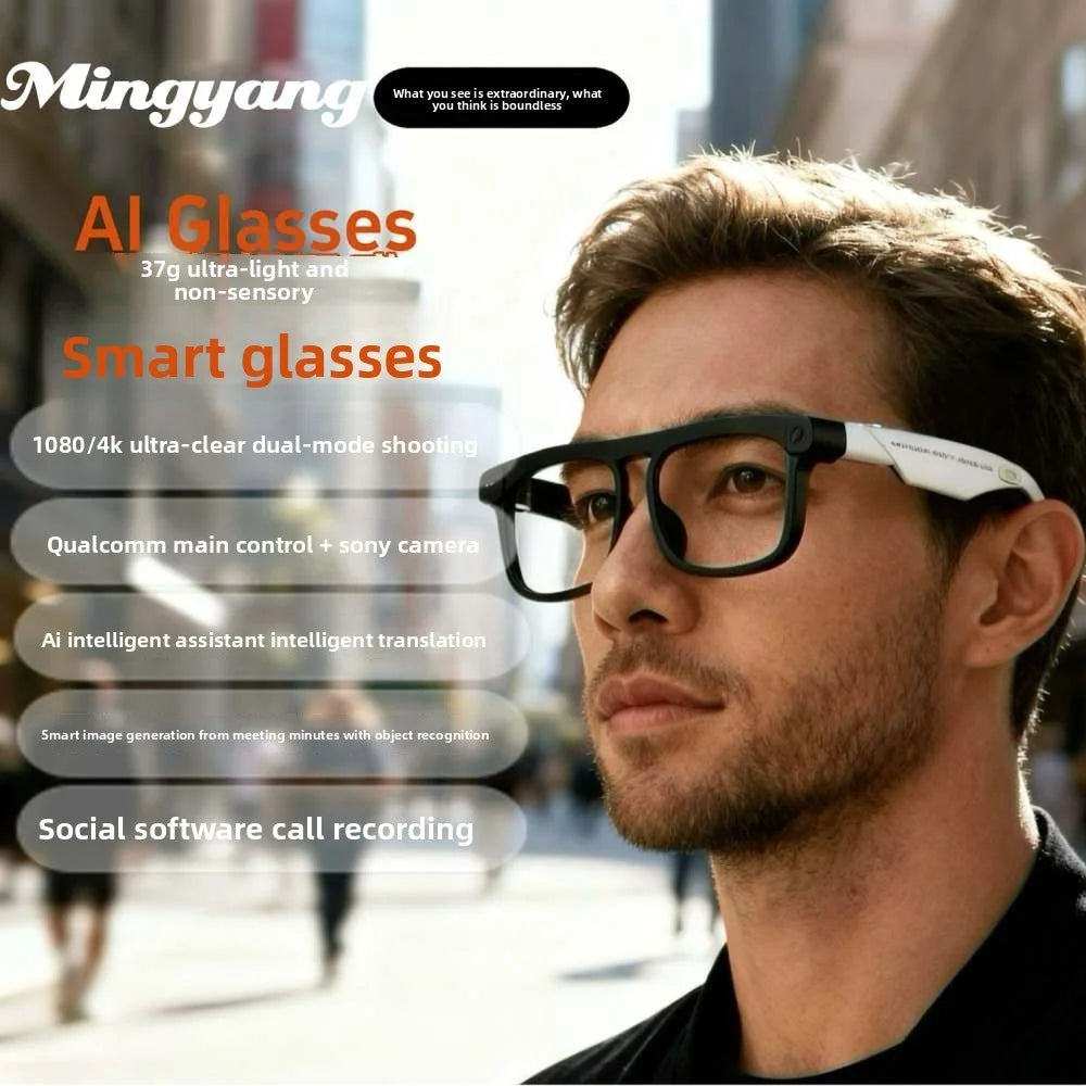 Smart Sunglasses Ai Translation Noise Cancellation Waterproof Anti Blue Light Uv Protection Fashion 2025 Sport Outdoor