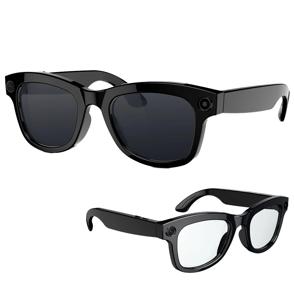 Trending AI Translation Camera Glasses Smart Wearable Headset for Hands-Free Video Recording and Photography Sunglasses