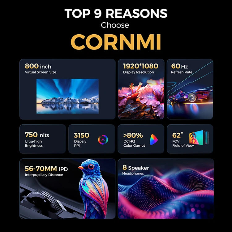 Private HD Movie Video Mobile Smart Giant Screen 4K VR Glasses VR Headset Ar Glasses Devices Virtual Reality