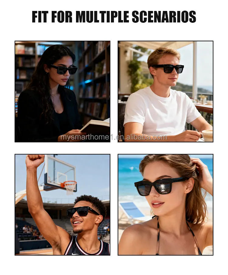 World's 1st Live Streaming Glasses with AI 1080P Camera & Hands-Free Broadcast