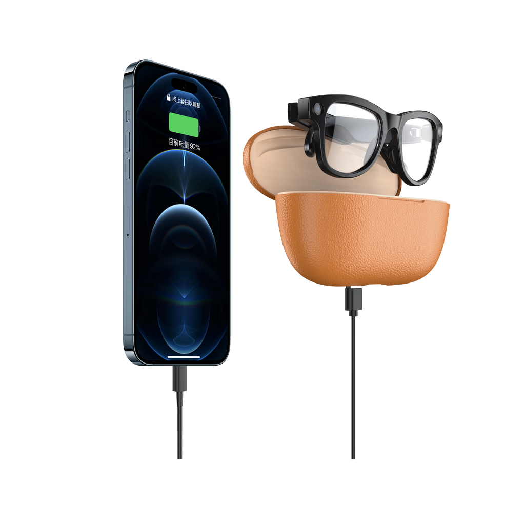 M02 Smart Glasses with 12MP Camera, Local Storage, Audio/Video Recording, and Real-Time AI Translation